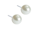 White Pearl Earrings - 8mm White Pearl Earrings - 8mm