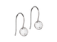 Bezel Crystal Dangle Earrings - 5mm Bezel Crystal Dangle Earrings - 5mm