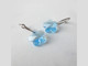 Aquamarine Flower Earrings - 12mm Aquamarine Flower Earrings - 12mm