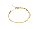 Plain Gold Bracelet - 15.5-19cm Plain Gold Bracelet - 15.5-19cm