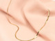 Gold Plain Necklace - 40-46 cm Gold Plain Necklace - 40-46 cm