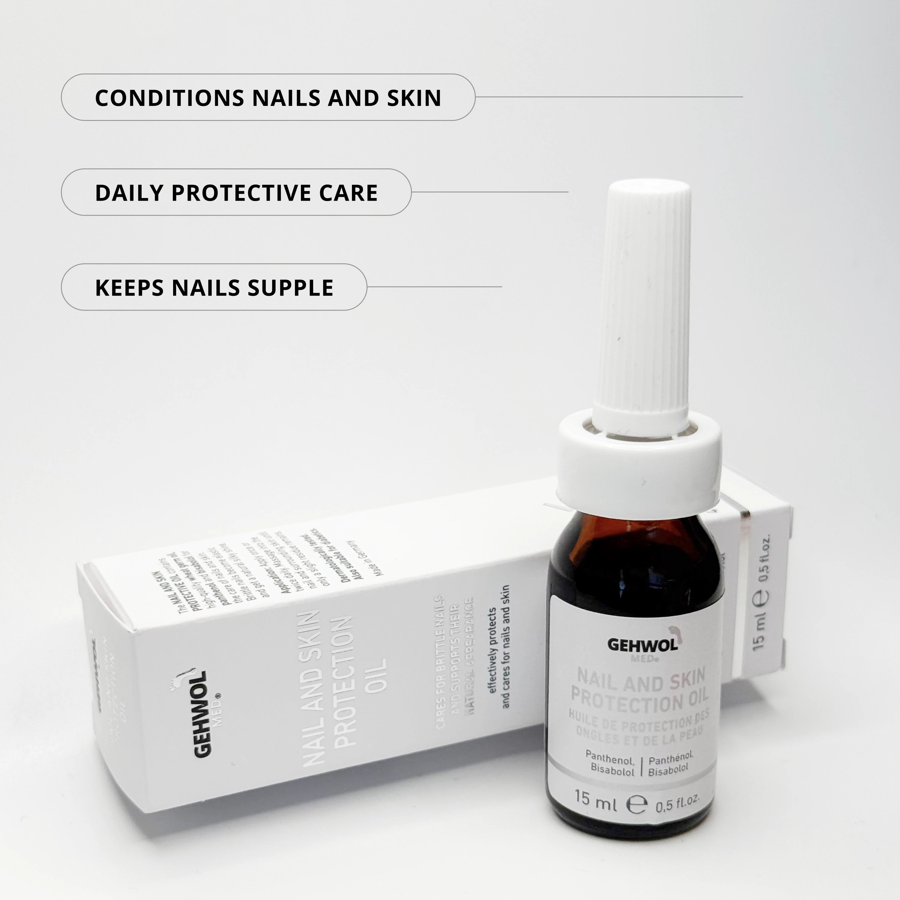 Huile protectrice pour ongles et peau GEHWOL MED
