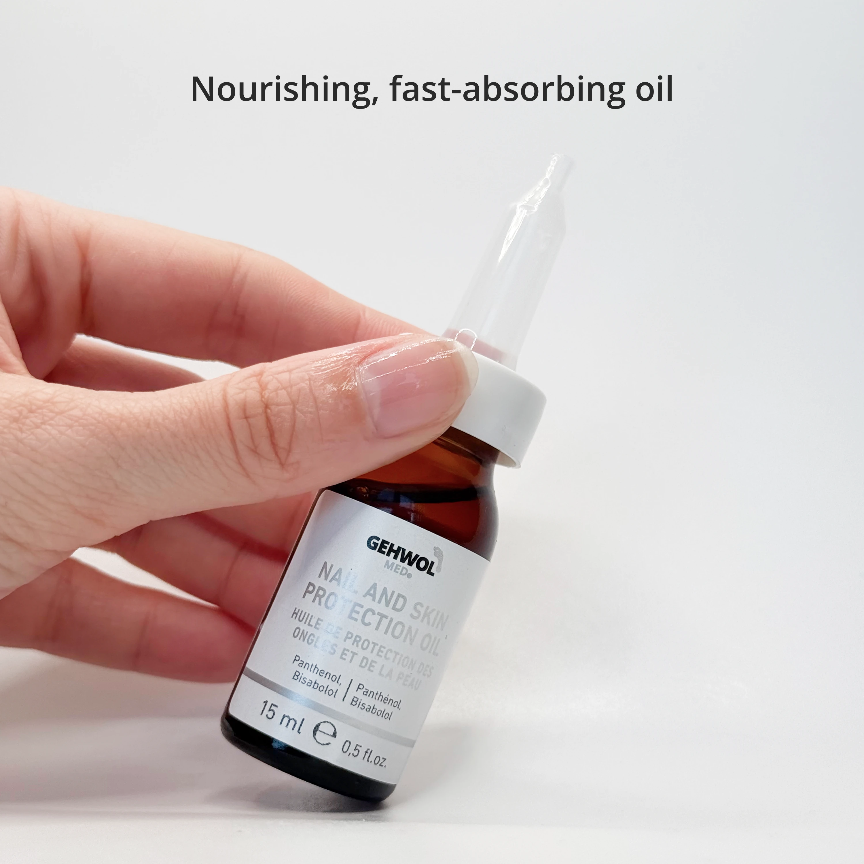 GEHWOL MED Huile protectrice pour ongles et peau, à absorption rapide