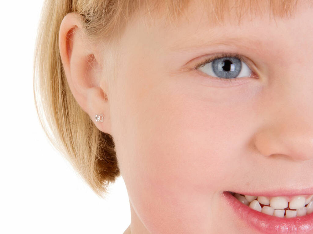 Clear Bezel Crystal Stud Earrings - 4mm