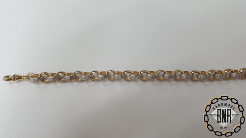 OVAL BELCHER BRACELET - 26 Gram 8 Inch