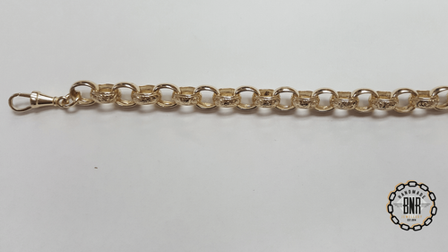 LARGE OVAL BELCHER BRACELET - 35 Gram 12mm 9 Inch