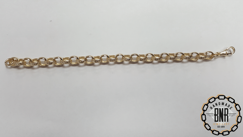 LIGHT OVAL BELCHER BRACELET -  21 Gram 9mm 9 Inch