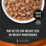 Veterinary Diets® OM Overweight Management® Savory Selects with Salmon, Wet Cat Food Formula