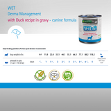 VetLife Adult Derma Management Duck Recipe Canine Wet Food