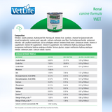 VetLife Adult Renal Canine Wet Food