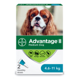 Advantage®II for Dogs (2 tubes/pack) - Medium dog (4.6 - 11kg)