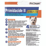 Primidacide II Flea Topical Treatment for Dogs - 4 tubes - Medium dogs (4.6 - 11 kg)