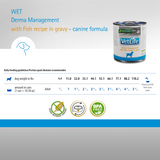 VetLife Adult Derma Management with Fish in Gravy Canine Wet Food