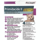 Primidacide II Flea Topical Treatment for Cats - 4 tubes - < 4 KG
