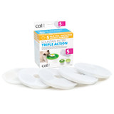 Catit Triple Action Fountain Filter Replacements - 5/ Pack