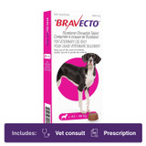 Bravecto Chew 40.1-56.0kg Pink