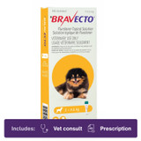 Bravecto Topical for Dogs 2.0-4.5kg Yellow