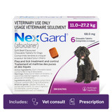 NexGard Soft Chewable Tablets for Dogs 11.0-27.2 kg Purple