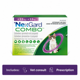 NexGard COMBO Topical Feline <2.5kg Purple