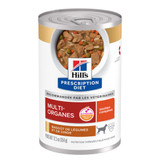 Hill's Prescription Diet Multi-Organ Support Turkey & Vegetable Stew Canned Dog Food
