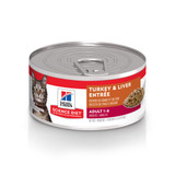 Science Diet Adult Canned Cat Food, Turkey & Liver Entrée