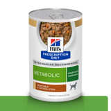Prescription Diet Metabolic + Mobility, Weight + Joint Care Vegetable & Tuna Stew Canned Dog Food - 12 pack