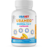 Ubameg EFA Omega-3-6-9 1200 mg Capsules for Dogs & Cats - 180 Capsules