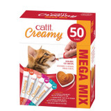 Catit Creamy Lickable Cat Treat - Mix Pack - 50 Pack