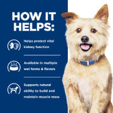 Prescription Diet k/d Kidney Care with Chicken Canned Dog Food, renal food