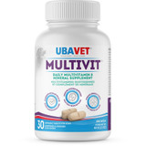 MULTIVIT Daily Vitamin and Mineral Chewable Tablet for Dogs - 30 Tabs