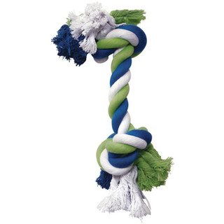 Dogit Knotted Rope Dog Toy - Multicoloured Rope Bone