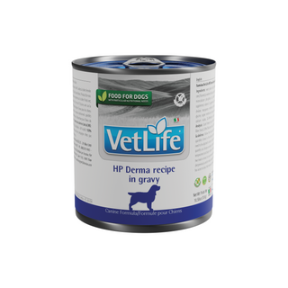 VetLife Adult HP Derma with Pork in Gravy Canine Wet Food