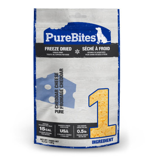 PureBites Freeze Dried Treats for Dogs - Cheddar Cheese