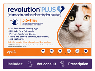Revolution PLUS Cat Orange 2.6-5.0kg