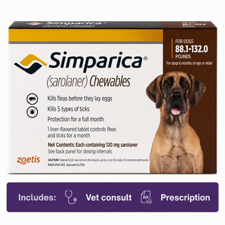 Simparica Dog Brown 40.1-60.0kg