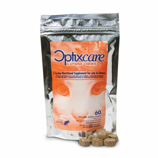 Optixcare L-Lysine Chews for Cats & Kittens