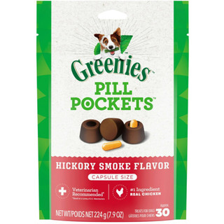 Greenies Pill Pockets For Dogs - for Capsules - Hickory Smoke Flavour