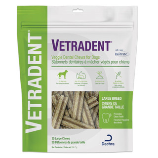 Vetradent Veggie Dental Chews for Dogs - Large Chews