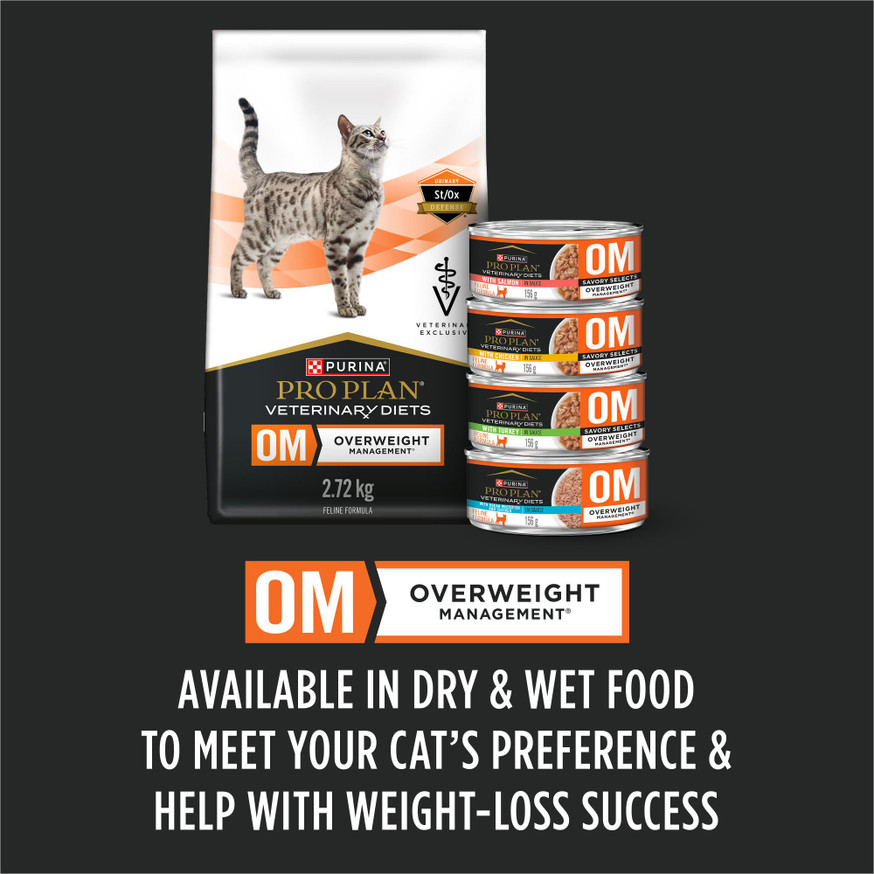 Veterinary Diets® OM Overweight Management®, Dry Cat Food Formula