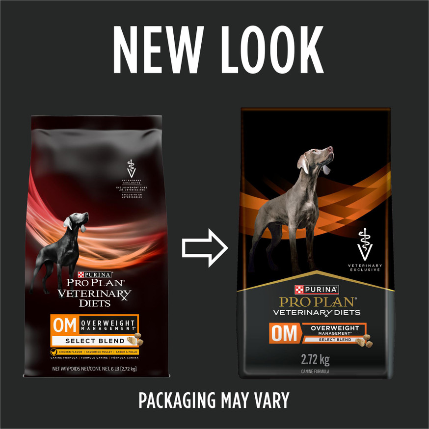 Veterinary Diets® OM Overweight Management® Select Blend Chicken Flavour, Dry Dog Food Formula