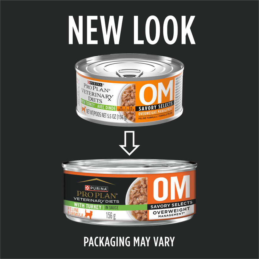 Veterinary Diets® OM Overweight Management® Savory Selects with Turkey, Wet Cat Food Formula