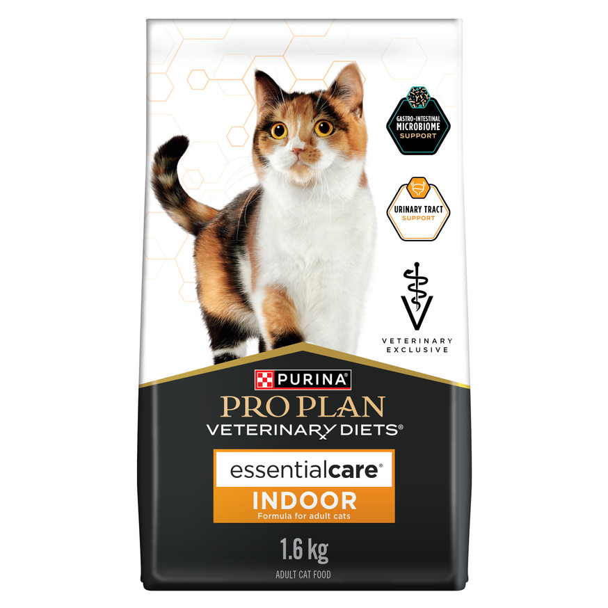 Veterinary Diets® essentialcare® Indoor Formula for Adult Cats, Dry Cat Food - 1.6 kg