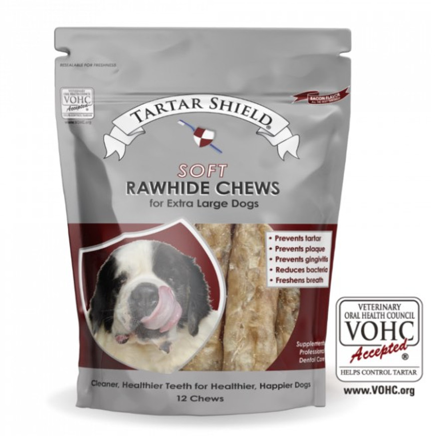 Tartar Shield Rawhide soft chew for extra large dogs