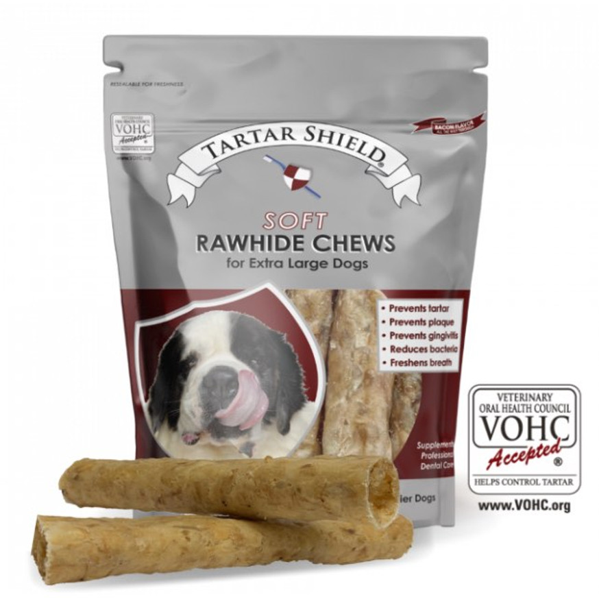 Tartar Shield Rawhide soft chew for extra large dogs