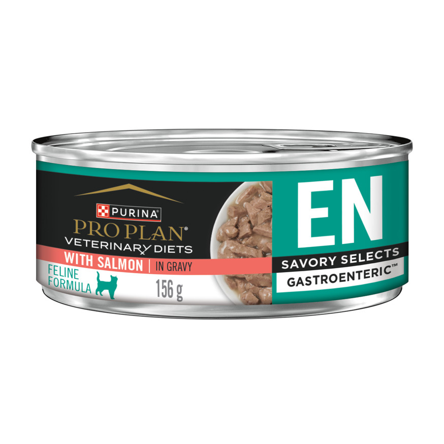 Veterinary Diets® EN Gastroenteric® Savory Selects with Salmon, Cat Food Formula