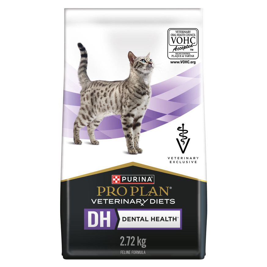 Veterinary Diets® DH Dental Health, Dry Cat Food Formula - 2.72 kg