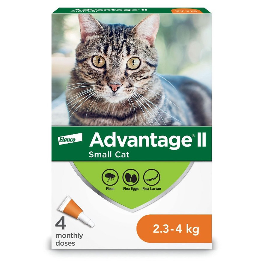 Advantage®II for Small Cats - 4 /pack