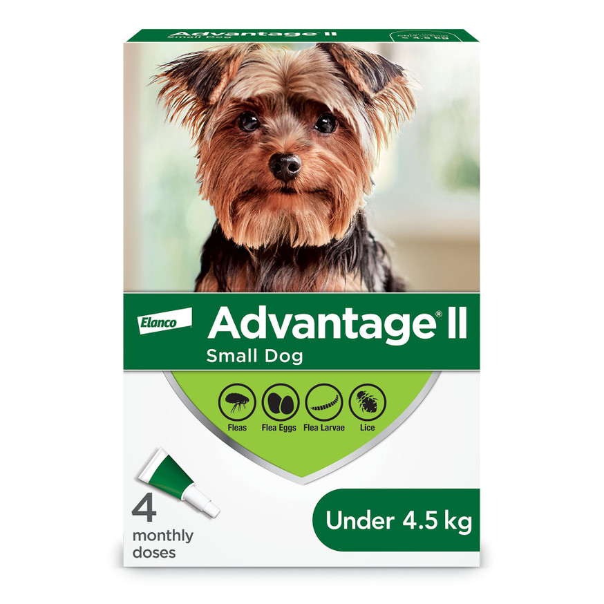 Advantage®II for Small Dogs - 4 /pack