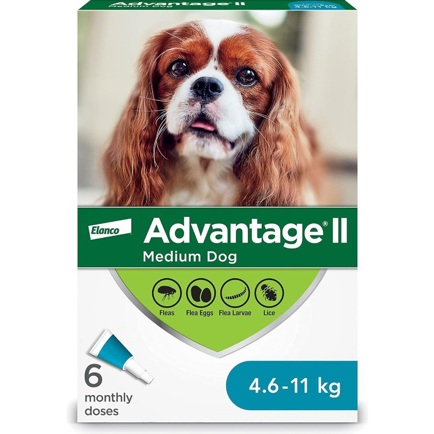 Advantage®II for Medium Dogs - 6 /pack