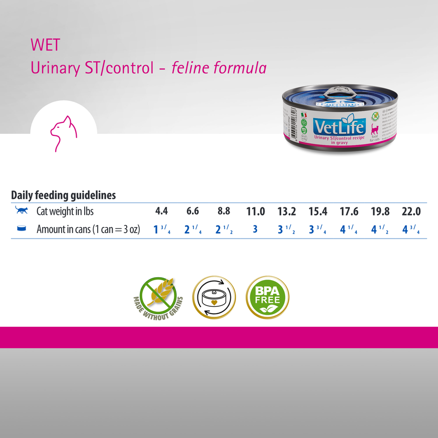 VetLife Adult Urinary ST Control Feline Wet Food